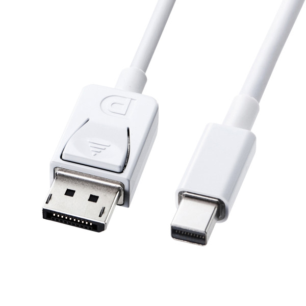 【KC-DPM1W】サンワサプライ　ミニ-DisplayPort変換ケーブル1m