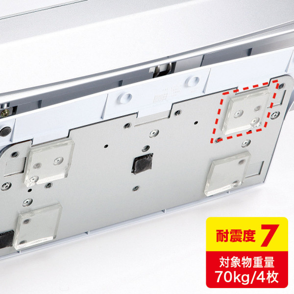 【QL-E75CL-25】サンワサプライ　透明両面粘着ゴム（中）100枚入り