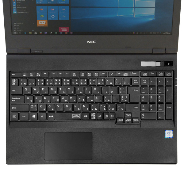 【FA-SNXV51W】サンワサプライ　NEC VersaPro/Pro J 5世代 VD/VX/VL(テンキーあり)用シリコンキーボードカバー