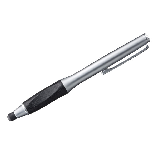 【PDA-PEN37SV】サンワサプライ　交換用先端ゴム5個入りタッチペン（シルバー）