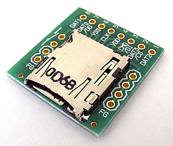 【CK-40】サンハヤト メモリーカード変換用基板（MicroSDメモリーカード）