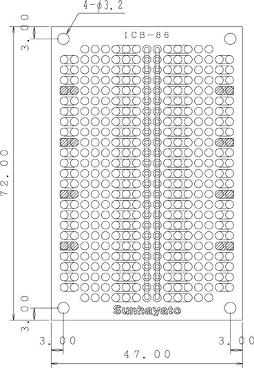 【ICB-86】サンハヤト ユニバーサル基板・基板用機材