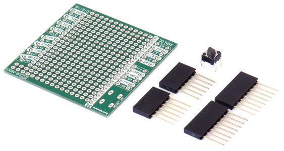 【UB-ARD03-P】サンハヤト Arduino用ユニバーサル基板（接続用コネクタ付）