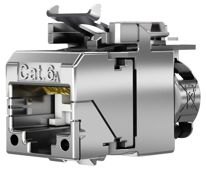 【J00029A6001】日本テレガートナー AMJ-SLﾓｼﾞｭｰﾙ Cat.6A RJ45 T568B