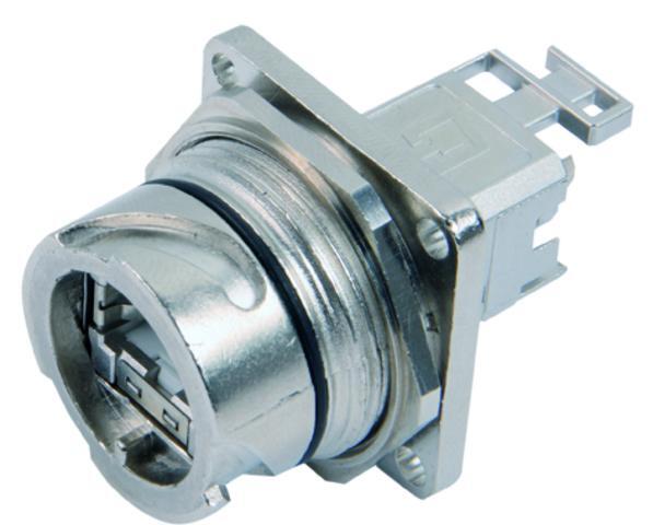 【J80020A0000】日本テレガートナー STX V1 bulkhead RJ45 jack A Cat.6A (ISO/IEC) M