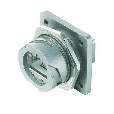 【J80020A0001】日本テレガートナー STX V1 bulkhead RJ45 coupler Cat.6 M