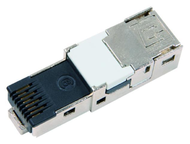 【J80026A0004】日本テレガートナー STX field plug insert RJ45 AWG22-26 Cat.6 Class EA