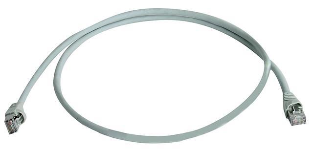 【L00000A0072】日本テレガートナー S/FTP patch cord Cat.6A 0.5m grey