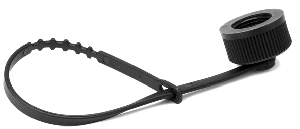 【H80030A0008】日本テレガートナー STX M12x1 plug protective cap with wrist strap