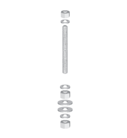 【61-2917-0010】日本テレガートナー REI 10 (M10) Elastic Washer 菊座ﾜｯｼｬｰ