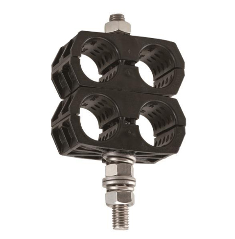 【6115590411W015】日本テレガートナー UCO 4x11-WP(M10) L=150 Cable Clamp φ10-11_4条