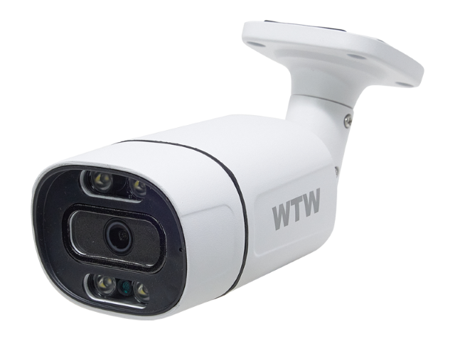 【WTW-XPR2319GAW】500万画素 XPoE専用IPCシリーズ 屋外仕様 小型防犯灯カメラ