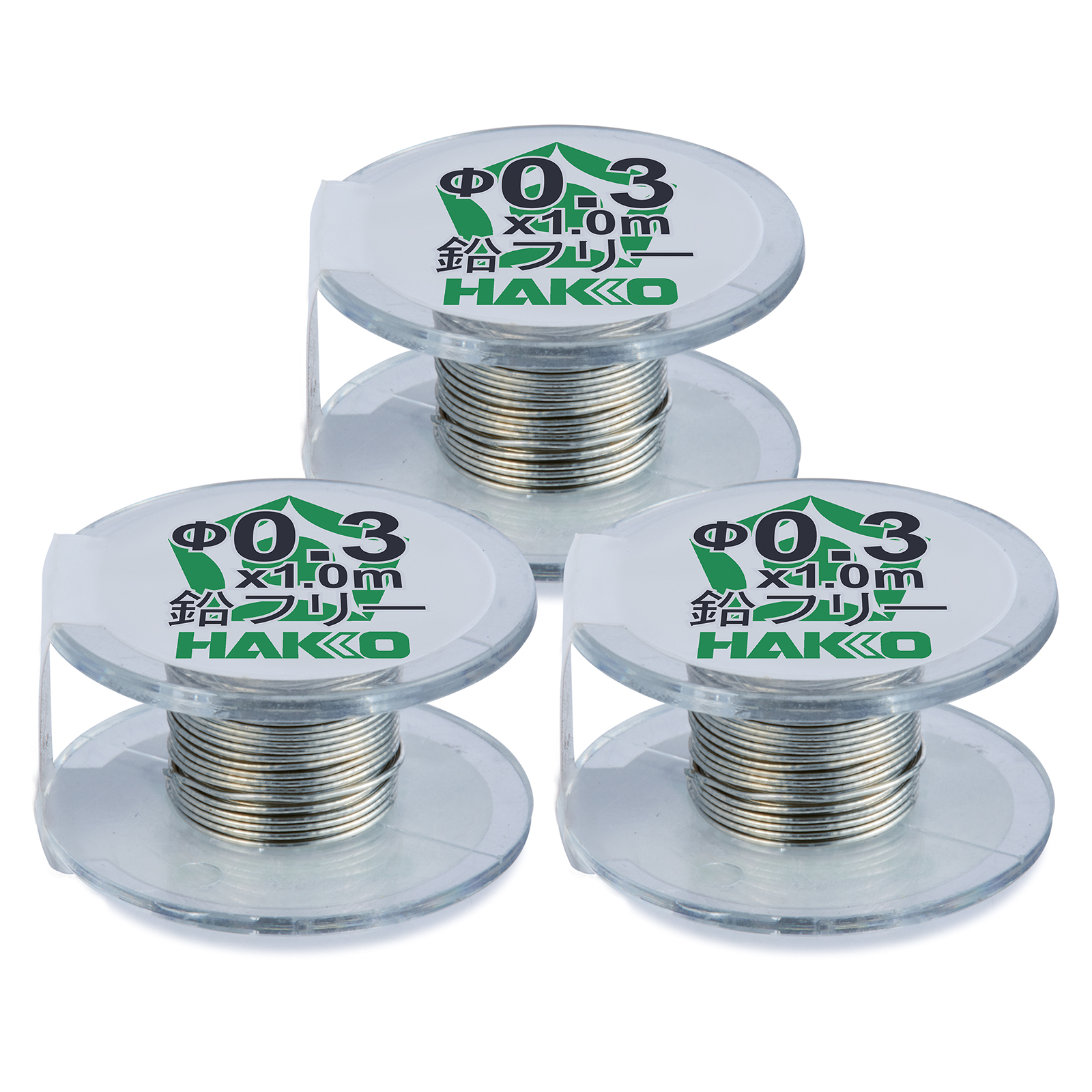 【FS521-08301】白光 はんだ ヘクスゾール 鉛フリー Sn-3.0Ag-0.5Cu Φ0.8mm 3m