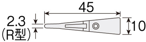 【P-613S-1】ホーザン ピンセット・チッププローブ