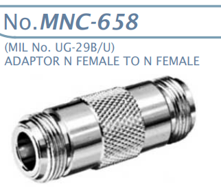 【MNC-658】マル信無線電機 高周波変換アダプタ NJ-NJ