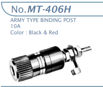 【MT-406H-B1】マル信無線電機 13φターミナル 10A 黒