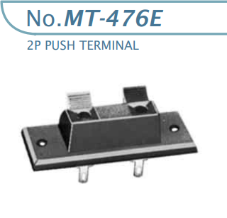 【MT-476E】マル信無線電機  スピーカーターミナル 2P