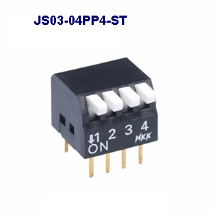 【JS03-04PP4-ST】NKKスイッチズ JS形 ディップスライドスイッチ