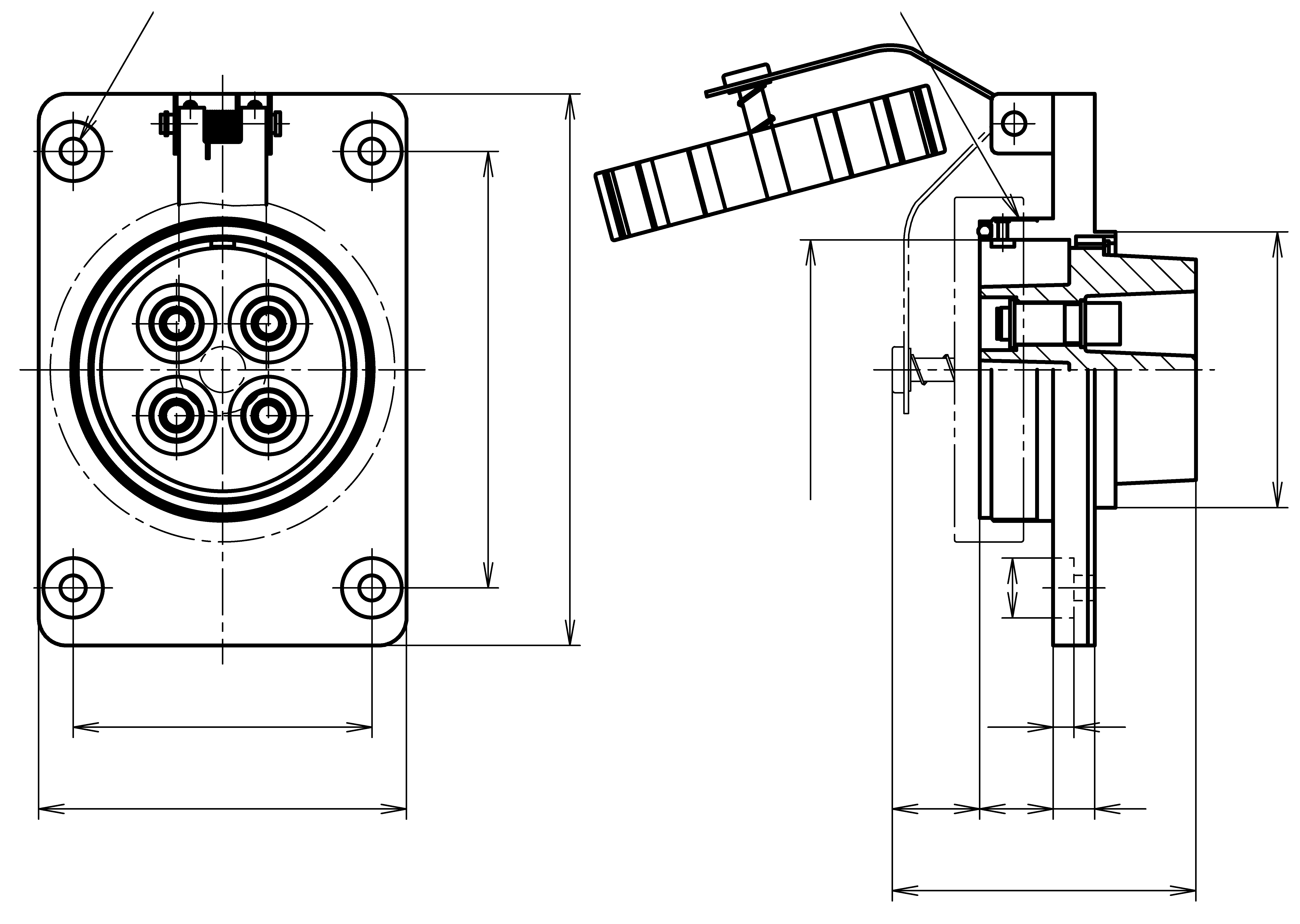 【NHVC-1204-CRF】七星科学研究所　6.6KV三相一括タイプ始め様々な高電圧コネクタを用意