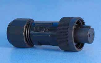 【PLW-142-PF7】七星科学研究所　PSE規格を認証取得した電源用小型防水コネクタ